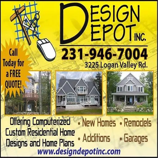Design Depot home construction services advertisement.
